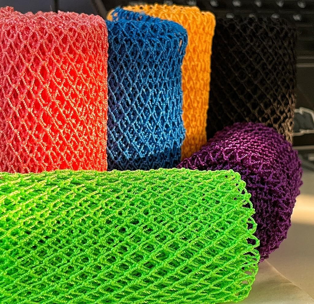 2 Pcs African Net Sponge, African Exfoliating Net Bath Sponge Body Scrubber Net Washcloth Back Scrubber Skin Smoother For Daily E, Black | SHEIN A - View #5