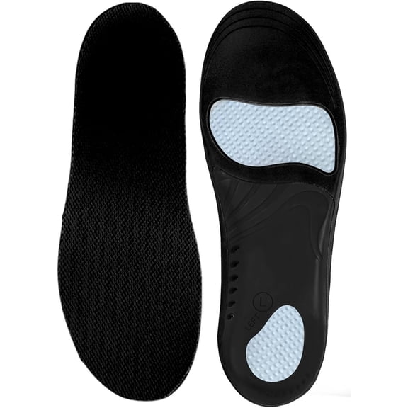 QIANJIA Kids Orthotic Arch Support Insoles, Plantar Fasciitis Cushioning Shoe Inserts, Shock Absorption Velvet Surfaces Deep Heel Cup Chinldren Inner Soles for Flat Feet, Feet Heel Pain Relief (XL)