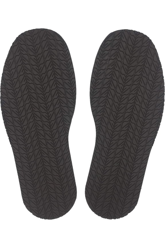 Shoe Replacement Rubber Full Out Sole,4mm Thickness, one Pair (Black)
