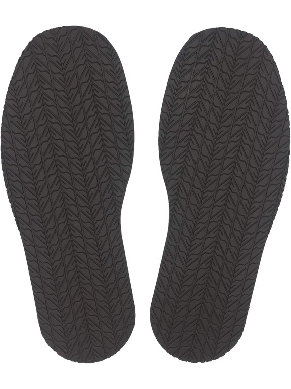 Shoe Replacement Rubber Full Out Sole,4mm Thickness, one Pair (Black)