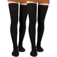 thumbnail image 1 of QIANJIA Women Thigh High Socks Extra Long Cotton Knit Warm Thick Tall Long Boot Stockings Leg Warmers, 1 of 6