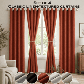Unbranded Art Deco Blackout Curtains with Noise Reduction for Entryway