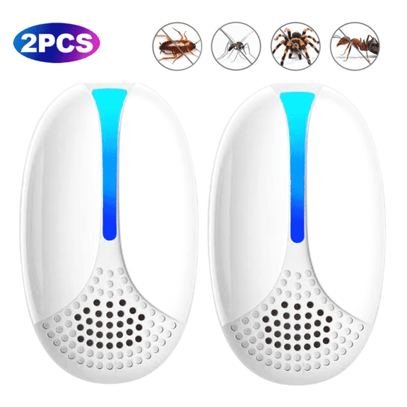 QIANRUI Ultrasonic Pest Repeller Home Kit 2Pcs Ultrasonic Pest Repellent Plug in Indoor Mouse Repellent for House