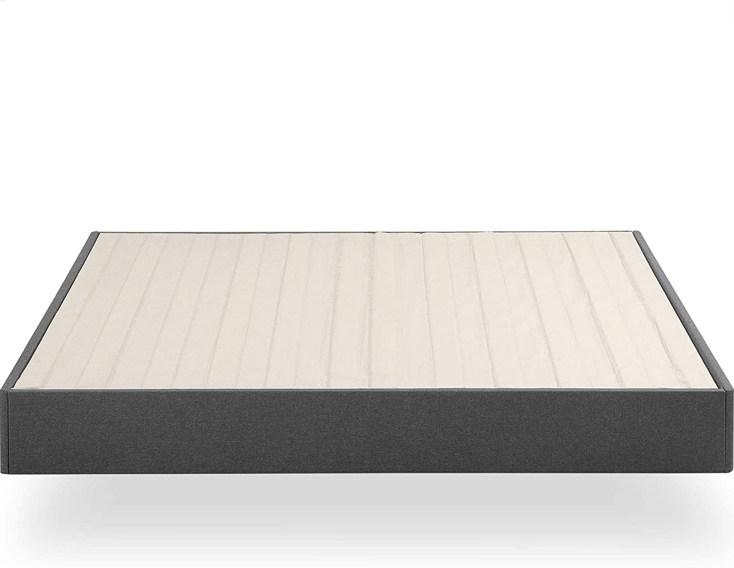QIANSHANYIMEI Upholstered Metal and Wood Box Spring / 9 Inch Mattress