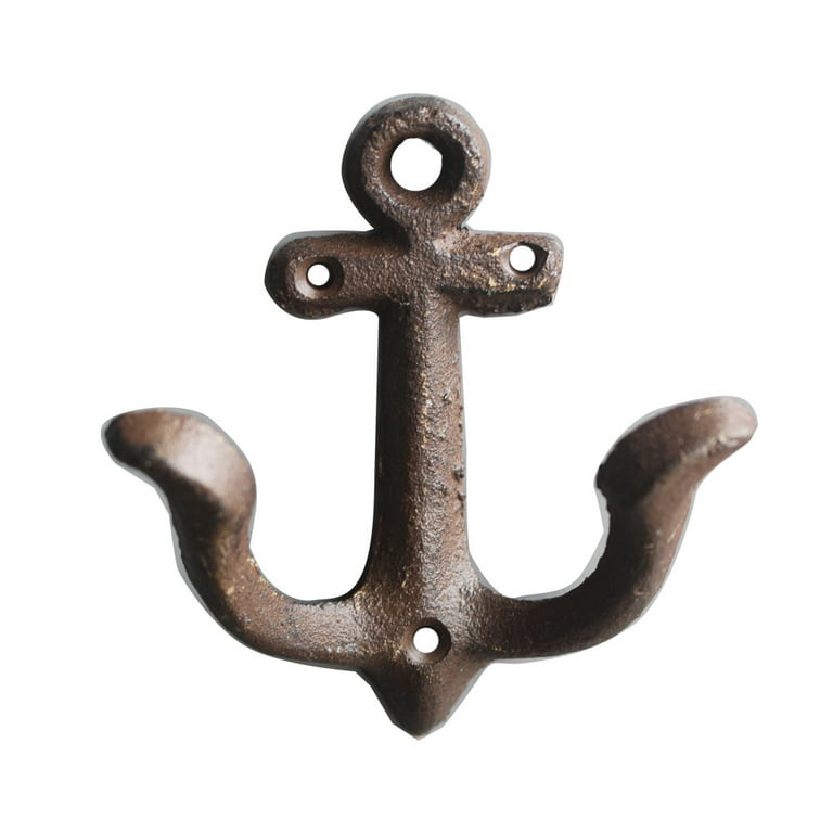 Nautical Wall Mount Anchor Key Ring Hook Nautical Wall Mount Anchor Key Ring Hook