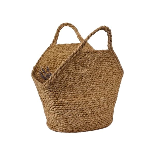 QIAOIDEA Natural Seagrass Laundry Hamper with Handles
