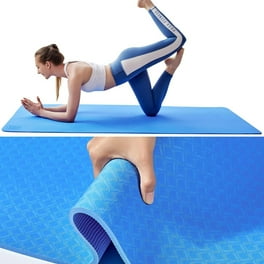 Spoga Premium 5 8 inch Extra Thick 71 inch Long High Density Exercise Yoga Mat with Comfort Foam and Carrying Straps for Exercise Yoga and Pilates Walmart