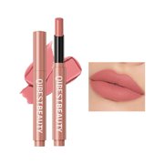 QIBEST 6 Color Lipstick Matte Waterproof Velvet Pigment Nude Rouge Long Lasting Lip Stain Profissional Cosmetics Beauty Lip Balm