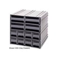 thumbnail image 1 of QIC-8143 Interlocking Storage Cabinet with 12 Red Drawers - 11.75 x 11.37 x 11 in., 1 of 1