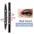 thumbnail image 1 of QIC Dual-Ended Stamp Pattern Eyeliner - Waterproof Quick-Dry Smudge-Proof Long-Lasting Colorful Eye Liner Pencil, 1 Count, 1 of 13