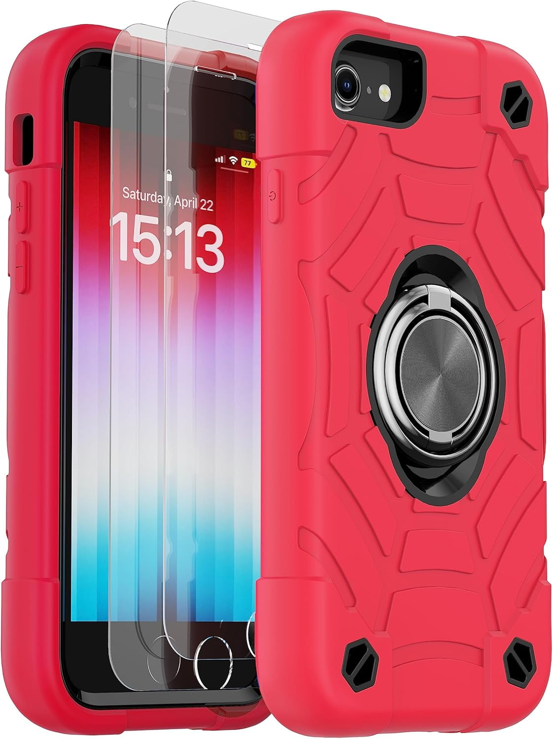 CXKJ 2 Pack Custodia + 2 Pezzi Pellicola Vetro Temperato per Cubot King