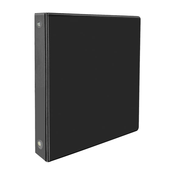 QIDESHIP 1.5 Inch Binder, 2 Ring Binder, Color 3 Hole Pp Insert Loose Folder