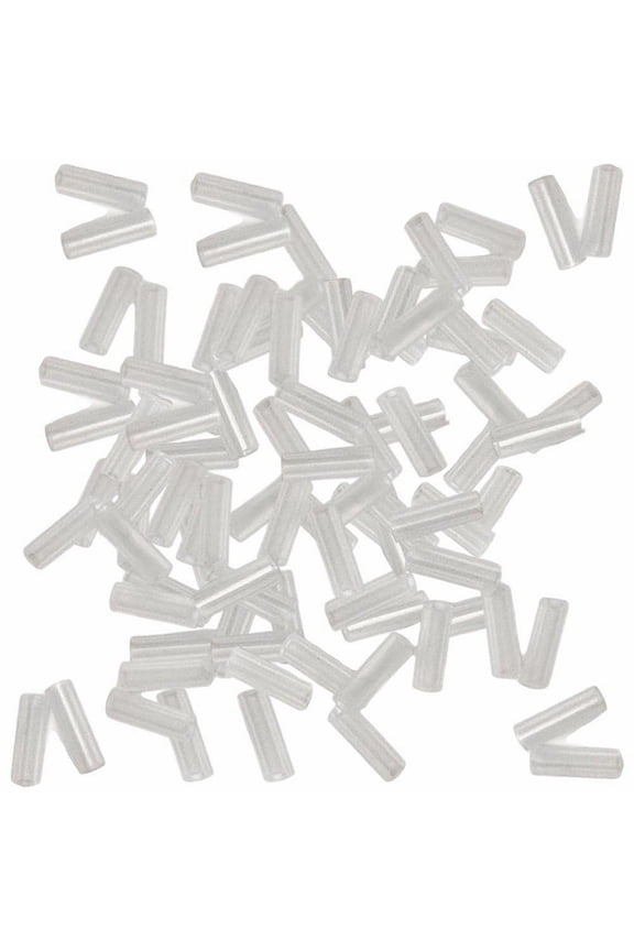 Acrylic Charm Keychain Protection Covers, 50 Protective Cases, 50Pcs Acrylic Charm Keychain – Anti Drop Bead Chains for Photocard Holders Key Rings Peripheral Accessories