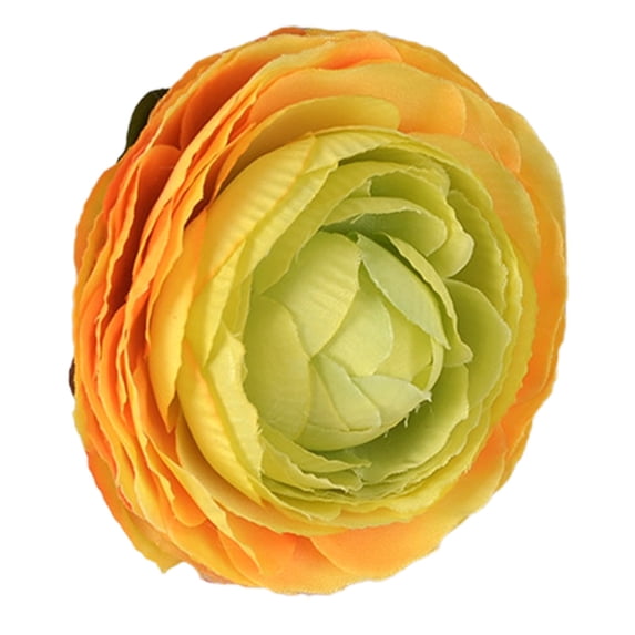 QIDESHIP Artificial Flower Head, 2.8 Inch Silk Lotus Bloom, Soft Realistic Fabric with Bendable Stem, for DIY Wedding Bouquets Table Centerpieces Wreaths