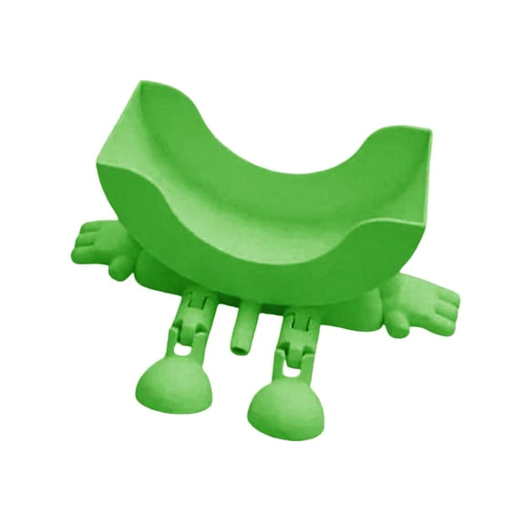 QIDESHIP Fun Sponge Stand, Kitchen Sponge Holder, Fun Sponge Stand 3D Printed Draining Sponge Holder Cute Sitting Kitchen Caddy Gadgets with Hanging Legs Countertop Organizer for Edge & Counter Decor