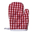 thumbnail image 1 of QIDESHIP Kids Oven Mitts, Heat Resistant Baking Gloves, 450°F Cotton Polyester with Soft Padding, 6-Inch Small Size for Little Chefs, Machine Washable with Hanging Loop for Kitchen Cooking, 1 of 9