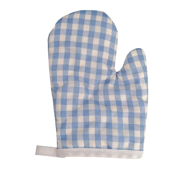 QIDESHIP Kids Oven Mitts, Heat Resistant Baking Gloves, 450°F Cotton Polyester with Soft Padding, 6-Inch Small Size for Little Chefs, Machine Washable with Hanging Loop for Kitchen Cooking