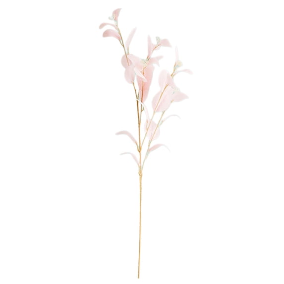 QIDESHIP Mediterranean Style Artificial Eucalyptus Branches, 1-Piece with Leaves Silk Flowers for Home Decor, Wedding Bouquets, Table Centerpieces & Vase Arrangements