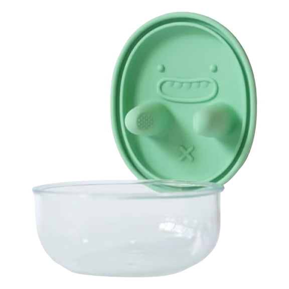 QIDESHIP Monchi No-Mess Snack Box, Storage Monchi No-Mess Snack Box, No Mess Snack Box Snack Anywhere Anytime The Tight Seal Locks Perfect for Eating an Lunchbox Utensil and Meal Companion
