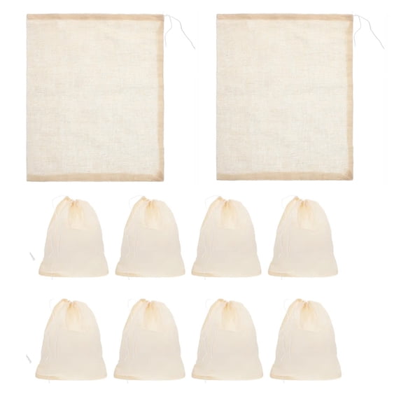 QIDESHIP Strainers, Cooking Cheesecloth Bags Straining Bags Reusable Soup Bags Soup Socks