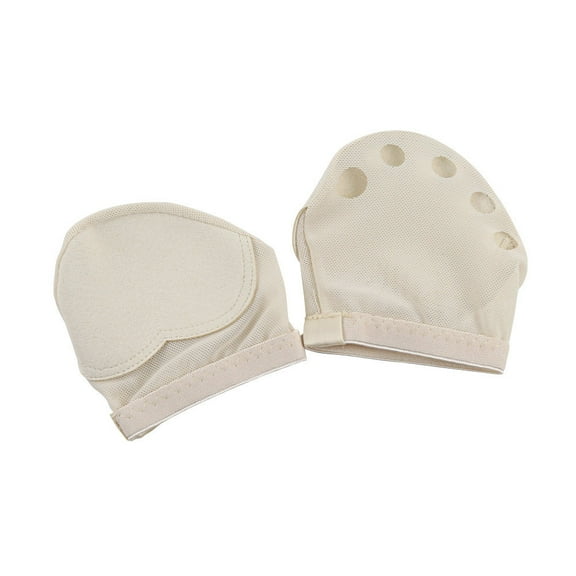 QIDITONG 1 Pair Comfortable Belly Dance Shoes Half Sole Ballet Dance Socks Foot Thong With Five Holes Breathable Sweat-Wicking Non-Slip For Dance Practices