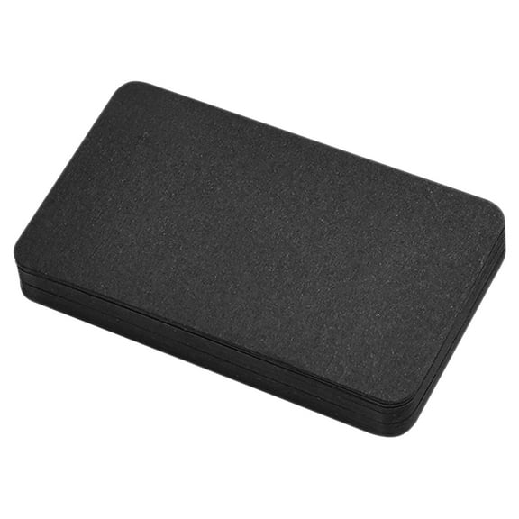 QIDITONG 100pcs Small Index Flash Cards Blank Paper Business Cards Black Cardstock Learning Cards Mini Note Cards For DIY Present and Craft Scrapbooking Black