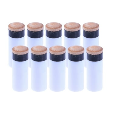 QIDITONG 12pcs 12mm Billiard Cue Tips Replacement Set For Pool Cue Stick Accessories Slip On Cue Tips For Cue Stick Repair Kit