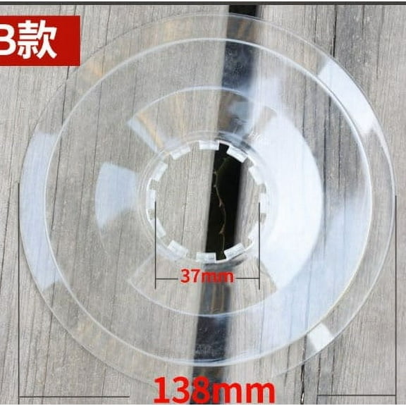 QIDITONG 2 Pcs Bike Flywheel Guard Transparent Spoke Protector for Mountain Bike Rear Wheel Flywheel Cover Clear Bike Flywheels Cover