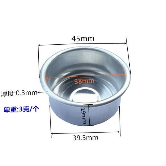 QIDITONG 20pcs Aluminium Candle Holders with Rounded Edges Small Tea Light Candle Cups Mini Candle Cup Empty Candle Cups Tea Light Candle Cups