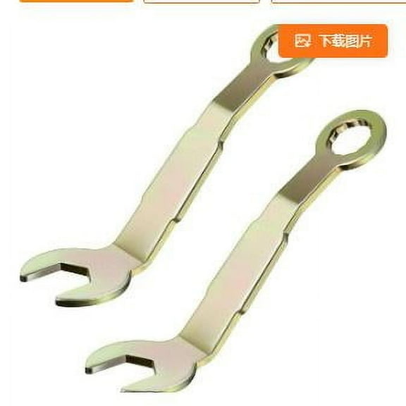 QIDITONG 2Pcs Pocket Door Adjustment Wrench for Sliding Door Hanger and Closet Door Compact 3/8 Inch Open Wrench for Door Alignment and Repair Golden