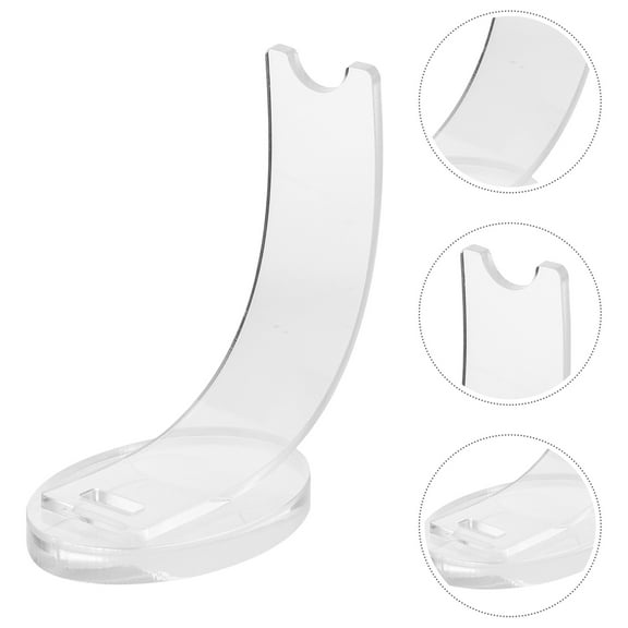 QIDITONG 3pcs Clear Acrylic Pen Holder Stand Pen Rest For Desk Organizing Ballpoint Pens Makeup Brushes And Eyebrow Pencils Home Or Office Use