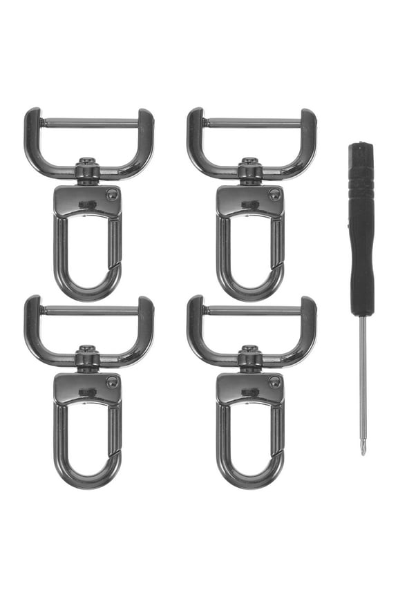 4 Pcs Heavy Duty Swivel Snap Hooks Durable Metal Lobster Claw Clasps Purse Strap Replacement For Handbags Keychains Diy Craft