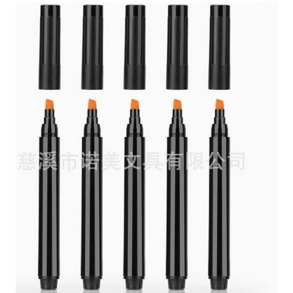 QIDITONG 4pcs Counterfeit Bill Detector Pen Money Checker Fake Bill Detector Universal Currency Verification Marker Chisel Tip Money Authenticity Tester Pen