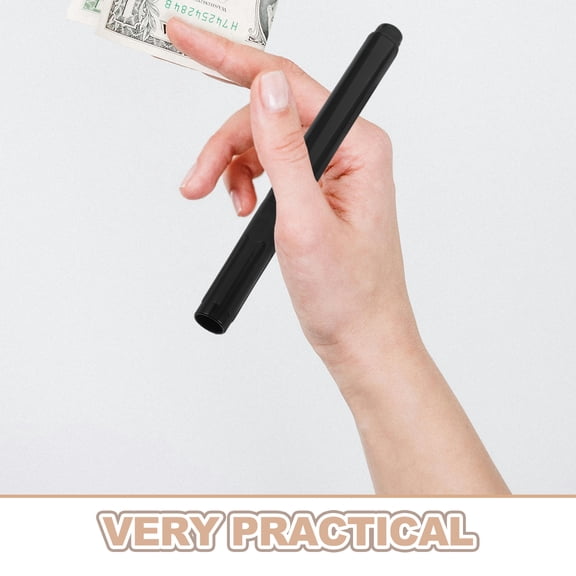 QIDITONG 4pcs Counterfeit Bill Detector Pen Money Checker Fake Bill Detector Universal Currency Verification Marker Chisel Tip Money Authenticity Tester Pen