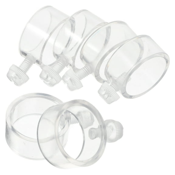 QIDITONG 4pcs Flagpole Clips for Flag Flag Pole Accessories Flag Pole Clips Flagpole Rings Convenient Flagpole Clips Fixing Flag Clips Plastic Flag Rings Flagpole Retainer Rings Flags Holder Buckles