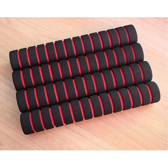 QIDITONG 4pcs Non-Slip Sponge Handlebar Grips for Bicycles Scooters and Kayak Paddles Handle Covers for Fitness Equipment Sponge Handle Grip