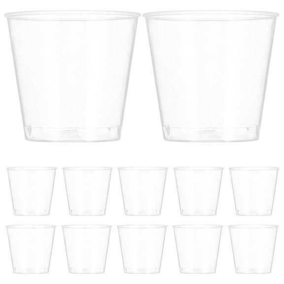 Hytrove Transparent Tasting Cups for Party Disposable Sample Cups Ideal for Ice Cream and 30ml