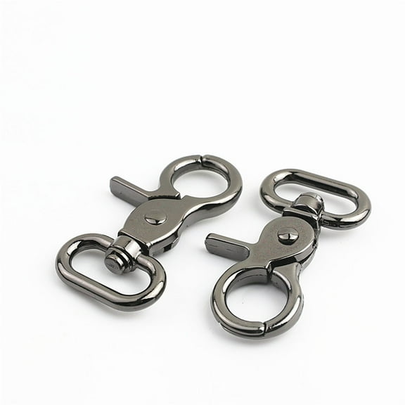 QIDITONG 6pcs Metal Trigger Snaps Swivel Clips Hardware Auto Close Buckle For Diy Bag Making Craft Supplies Versatile Accessories For Projects