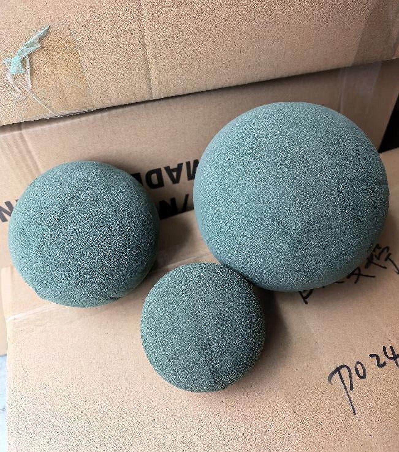 Hytrove 8PCS Foam Balls Olive Green Floral Foam Blocks for Special Occasions DIY Enthusiasts Home Decor
