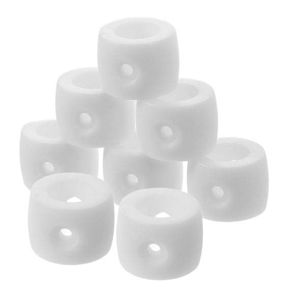 QIDITONG 8pcs Plastic Foosball Table Parts Locator Ring For Table Soccer Rod Positioner And Goal Bar Stop Ring Replacement Accessories