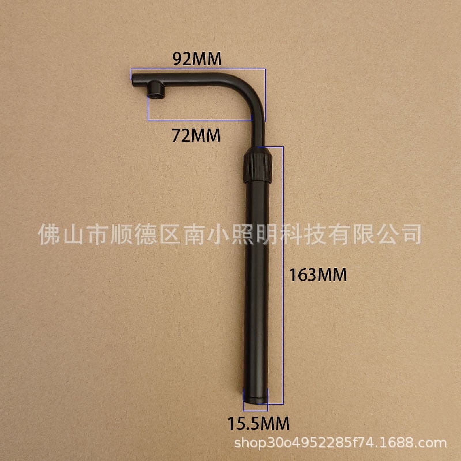 QIDITONG Adjustable Curved Lamp Stem Pipe Lamp Accessory Bend Wall Lamp ...
