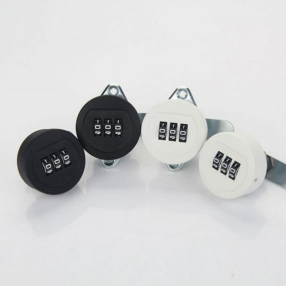 QIDITONG Cabinet Lock Mechanical Password Lock Office Desk Drawer Lock Security Combination Lock File Cabinet Lock for Home and Office Furniture