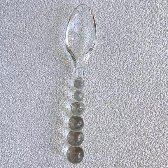 QIDITONG Glass Spoons For Coffee Teaspoons Glass Stirring Spoon Rod Coffee Stirrers Ice Tea Spoon Glass Mixing Spoon For Tea Sugar Home Bar Party