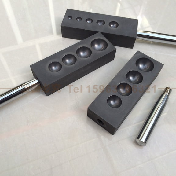 Hytrove Casting Mold Tool Graphite SemiSphere for Artisans