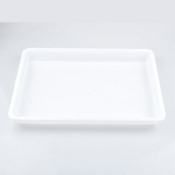 QIDITONG Plastic Tray For Serving Art Crafts Tray Painting Tray Classroom Plastic Tray Art Tray For Diy Serving Tray For Crafts Stackable Plastic Tray
