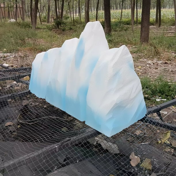 QIDITONG Realistic Foam Iceberg Sculpture For Home Decor Stage