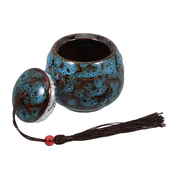 Hytrove  Small Ceramic Keepsake Urn, Multi-Color, Elegant Craftsmanship for Pets