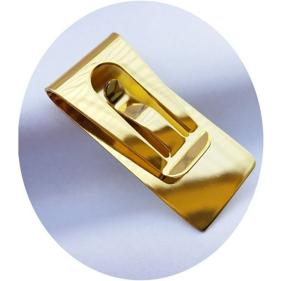 QIDITONG Stainless Steel Money Clip Multi-Functional Wallet Clip Bookmark Office File Clip Wallet Money Clip Cards Storage Clip Money Fixing Clamp