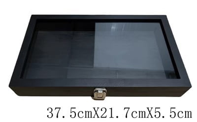QIDITONG Wooden Display Case For Butterfly Specimens Collectibles Flip ...