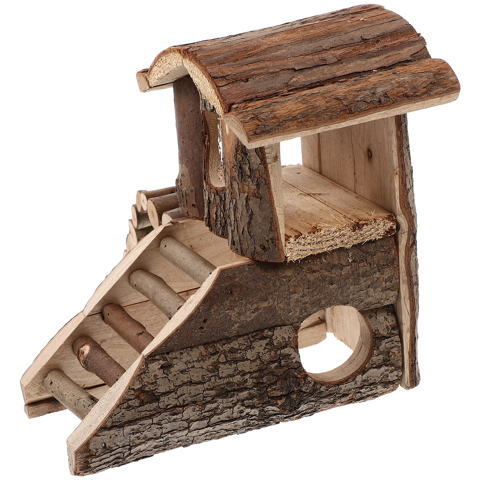 Photo inspiration: Hamster Hideaway Houses Reference: Qiditong Wooden Hamster Hideout House For Hamster Cage Accessory